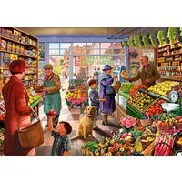 Bluebird Puzzle Puzzle Village Greengrocer, Puzzleteile