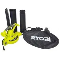 RYOBI Akku-Laubsauger Ryobi RBV3000CSV – 3-in-1 Laubbläser mit 3000W und 45L Fangsack, (1 St)