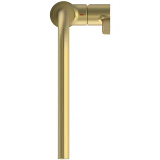 Ideal Standard Küchenarmatur Gusto Ausladung 232mm L-Auslauf Brushed Gold, BD418A2 BD418A2