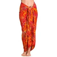 PANASIAM Sarong Pareo Tuch aus Viskose - blickdichtes Unisex Strandtuch & Wickelkleid, Viskose, in Größe L & XL - Wickelrock oder Bikini Cover-up für Damen & Herren