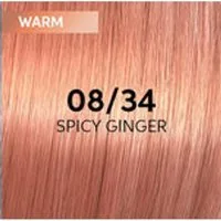 Wella Haarfarbe Wella ShineFinity Zero Lift Glaze 08/34 Spicy Ginger 60ml
