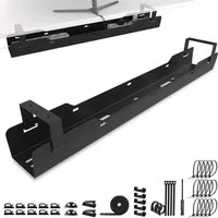 Ultimate Setup Kabelführung Kabelwanne Schreibtisch für bestes Kabelmanagement, Klappbar