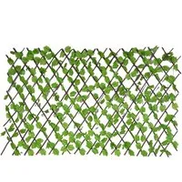 UNUS GARDEN Balkonsichtschutz Rankgitter Sichtschutz Pflanzenwand Weide mit Blättern (1-St., 90x180cm (HxB) Sichtschutzhecke Windschutz Efeu Blätterzaun