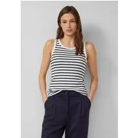 s.Oliver Muscleshirt T-Shirt Geripptes Tanktop im Slim Fit