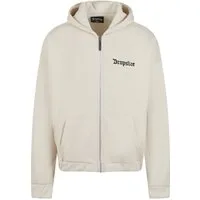 Dropsize Sweatjacke Dropsize Herren Super Heavy Oversize Blank Zip Hoodie