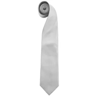Premier Mens Fashion "Colours" Arbeit Clip auf Krawatte (2er-Pack) (Silber)