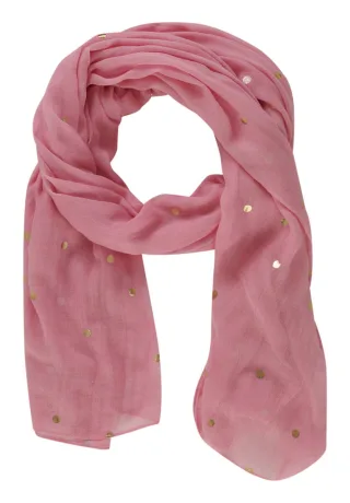CARTOON - Tuch mit Punktemuster pink