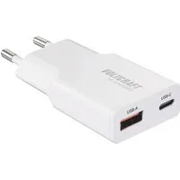 VOLTCRAFT VOLTCRAFT UC-1C1A30W01 USB Ladegerät 30 W 1x USB-A, 1x USB-C® Fast Cha USB-Ladegerät (UC-1C1A30W01)