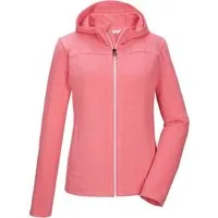 Killtec Fleecejacke KOS 49 WMN FLC JCKT Fleecejacke mit Kapuze, Kinnschutz und Eingrifftaschen