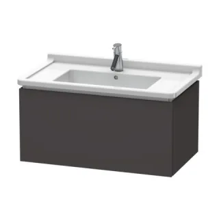 Duravit L-Cube Waschtischunterbau wandhängend Graphit Supermatt 820x469x408 mm - LC616508080 LC616508080
