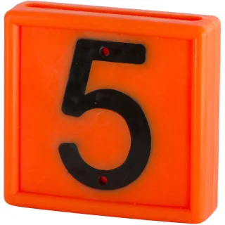Kerbl Nummernblock, 1-stellig 10er Pack orange orange - 208465