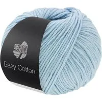 LANA GROSSA EASY COTTON Häkelwolle, 123 m (Weiches Garn für Strick- und Häkelprojekte), 50 g