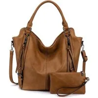 LuxusKollektion Handtasche Damen Handtasche Set Leder Shopper Schultertasche Hobo Geldbörse Reise