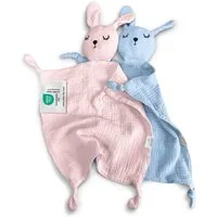 my STITCHERY Schnuffeltuch Musselin Schnuffeltuch fürs Baby mit Oeko-TEX® Standard 100, (1-tlg), Musselin-Stoff