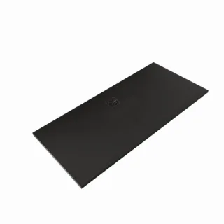 Kludi TERRA Duschwanne 08DW2139 80 x 180 H3 cm, Abflussabdeckung inkl. Mattschwarz