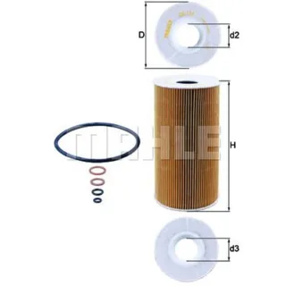 Mahle ?lfilter BMW 3er 5er 7er Land Rover Range Opel Omega 2,5