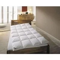 fjödur Federbettdecke Fabiennes Supreme, Bettdecken für Sommer oder Winter, Decke, Füllung: 70% Federn, 30% Daunen, Bezug: 100% Baumwolle, Bettdecke 135x200 cm, allergiker geeignet (für Hausstauballergiker)