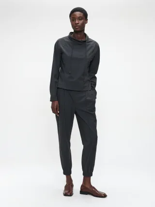Jane Lushka - Maren top technical jersey grey - Gr. - S