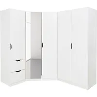 rauch Schrank-Set Freiham, (Set, 3-St), 3-teilig, schlichte Front mit ausgefrästen Eingriffen MADE IN GERMANY