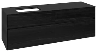 Villeroy & Boch Waschtischunterschrank Collaro C121B0 1600x548x500mm m. Bel. 4 Ausz. Waschtisch li B C121B0AB