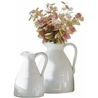 Mirabeau Tischvase Vase 2er Set Yarick weiß