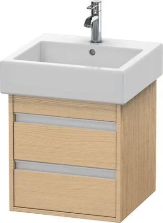 Duravit Ketho Waschtischunterbau wandhängend Natur Eiche Matt 450x440x480 mm - KT663503030 KT663503030