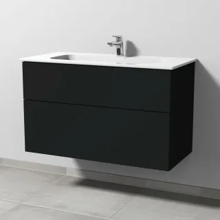 Sanipa 3way Keramik-Set Keramik-Waschtisch und Unterbau (SP481) SP4811V