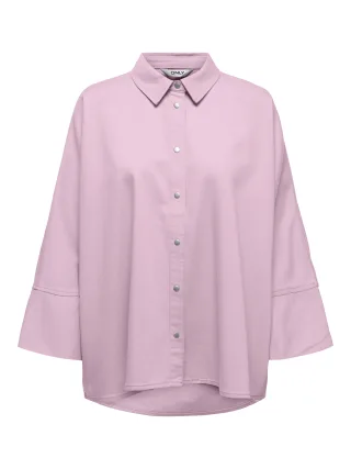 ONLY - ONLGRACE-SOFT LIFE 3/4 SHIRT CC PNT Roseate Spoonbill - Gr. - L