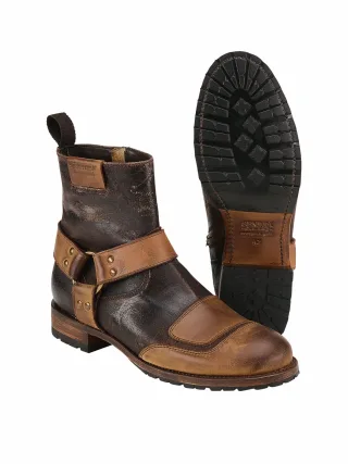Sendra Herren Good-old-Bikerboot Braun Obermaterial, Futter, Decksohle: Rindleder