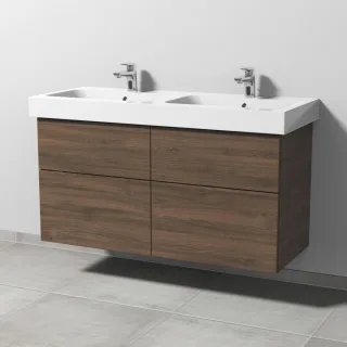 Sanipa 3way Waschtischunterbau zu Geberit iCon Waschtisch mit 4 Auszügen, Eiche-Arizona SM65680