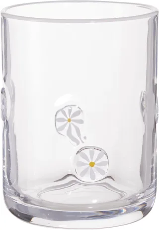 Trinkglas WHITE FLOWER