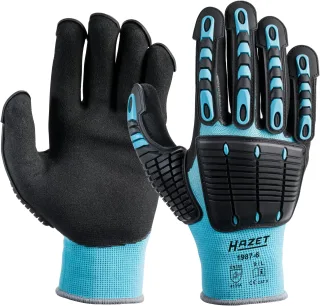 HAZET Mechaniker Handschuhe  9 - 1987-6
