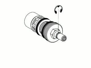 Schell Kartusche für VERONA Wandeinbau-Urinal-Spüler 294160099