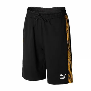 Puma Wild Pack Shorts Graphic Print Mens Casual Hant Schwarz 579509 01