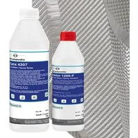 DD Composite Reparatur-Set 750g GFK Epoxidharz + 1m² Glasfilamentgewebe 390g/m² Köper, 3-St.