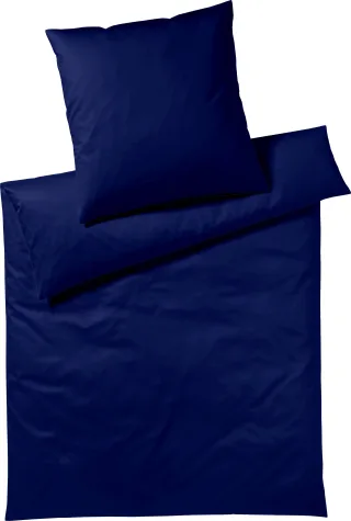 Yes for Bed Bettwäsche "Pure & Simple Uni in Gr. 135x200, 155x220 oder 200x200 cm" 3 Stk. Bettwäsche aus Baumwolle, zeitlose Bettwäsche mit seidigem Glanz