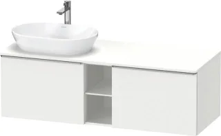 Duravit D-Neo Konsolenwaschtischunterbau wandhängend Weiß Matt 1400x550x459 mm - DE4950L70180000 DE4950L70180000