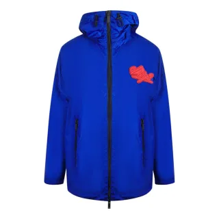 Dsquared2 Große Blaue Jacke Mit Dsq2-logo
