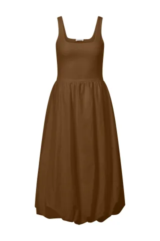 Rich & Royal - Balloon Dress coconut bark - Gr. - XL