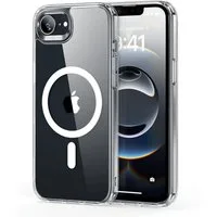 SmartUP Smartphone-Hülle für iPhone 16e MagSafe Transparent Silikon Ultra Slim Case Handyhülle 6,1 Zoll, MagSafe-Technologie