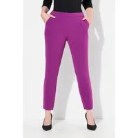 Ulla Popken Funktionshose Acetat-Hose schmales Bein Komfortbund