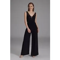 Hey Kyla Jumpsuit - Jumpsuit mit Stickerei Oberteil in figurbetonter Passform