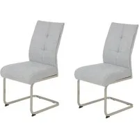 HELA Freischwinger Ines (Set, 2 St), bequeme Sitzbreite und Federkern Polsterung
