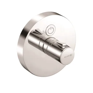 KLUDI PUSH Unterputz-Thermostatarmatur mit Drucktaste für 1 Verbraucher, rund chrom 389020538