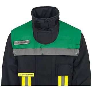PACOTEX® Koller für Einsatzjacke zur Kennzeichnung von Einsatzpersonal - grün
