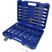 Brilliant Tools Steckschlüssel 1/2″ Bit-Stecknuss-Satz, 26-tlg, Vielzahn-Profil, XZN BT022026