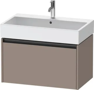 Duravit Ketho.2 Waschtischunterbau wandhängend Basalt Matt 784x460x440 mm - K25077043430000 K25077043430000