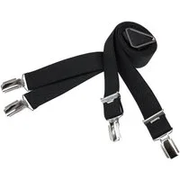 LINDENMANN Hosenträger Übergrößen Hosenträger schwarz X-Form Lindenmann