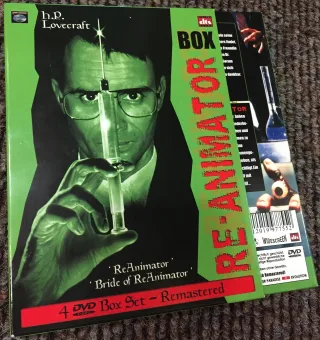 Re-Animator & Bride Of Re-Animator - Limited Remastered Edition Box - 4 Disc Box Set Digipack Unrated + R-Rated - DVD [DVD] [2014]