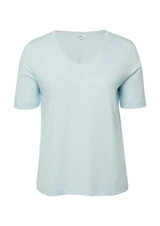 s.Oliver - T-Shirt blau - Gr. - 50